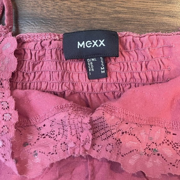 Vintage‎ Y2K Pink Floral Lace Cami Rhinestones Retro Going Out Summer Medium - Picture 4 of 5